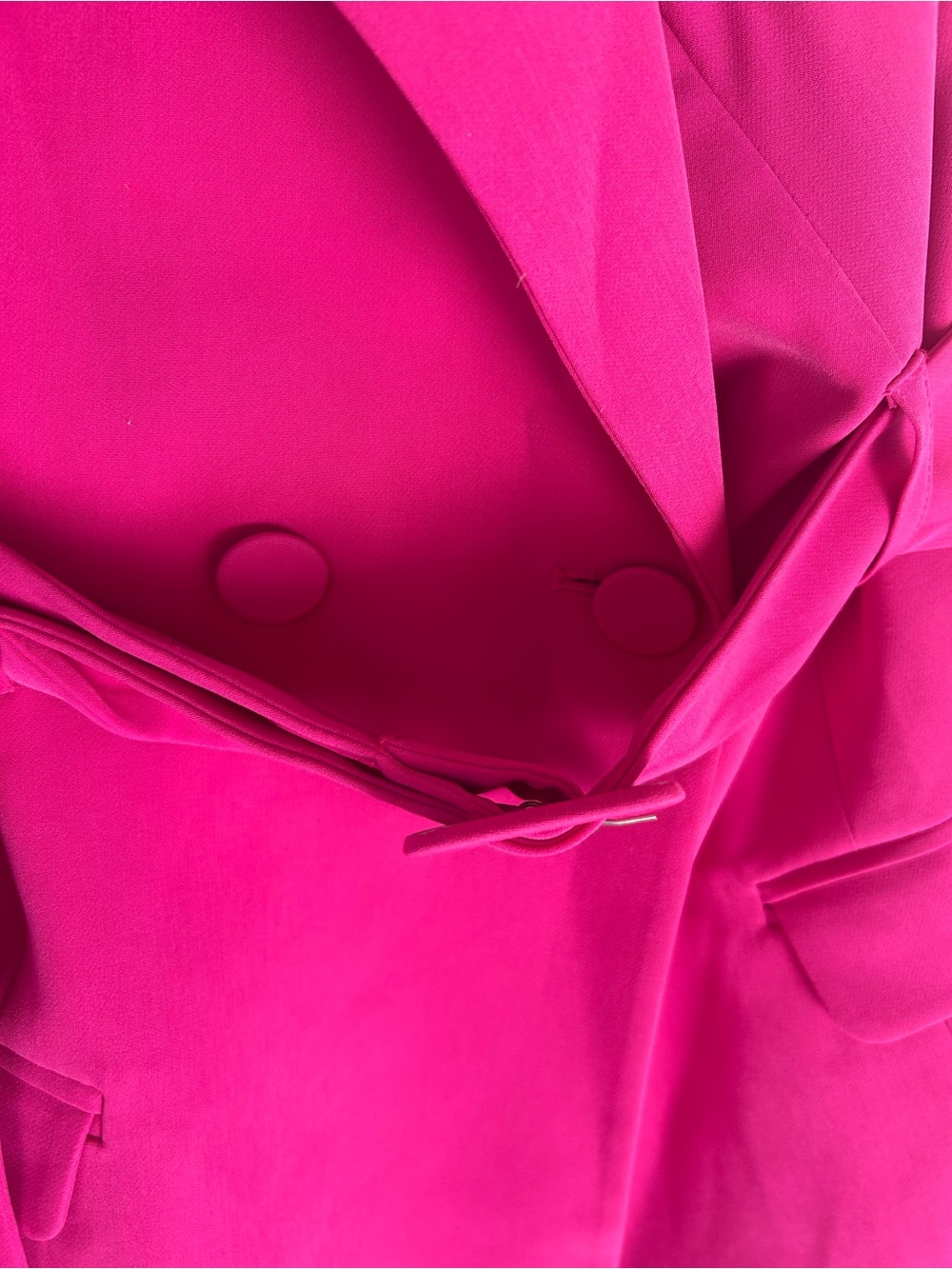 NEVER WORN! ASOS Hot Pink Belted Blazer Dress - Picture 3 of 5